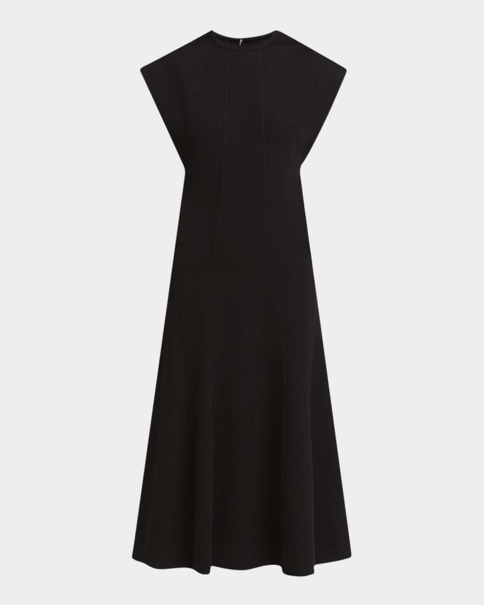 Sleeveless Midi A-Line Dress